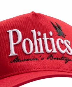 Sneaker Politics Latest Politics 'Eagle 7917' Snapback Hat - Red