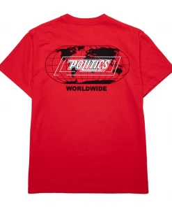 Sneaker Politics Latest Politics Worldwide Tee - Red/Black