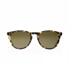 Krewe Press Polarized Sunglasses - Matte Brindle/Grass Green