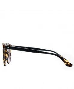 Krewe Press Polarized Sunglasses - Matte Brindle/Grass Green