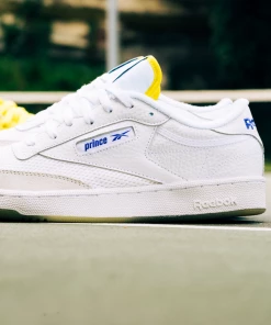 Reebok X Prince Club C 85 - White/Yellow/Blue