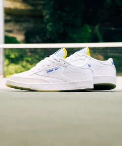 Reebok X Prince Club C 85 - White/Yellow/Blue
