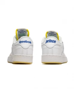 Reebok X Prince Club C 85 - White/Yellow/Blue