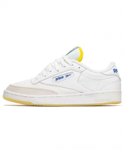 Reebok X Prince Club C 85 - White/Yellow/Blue