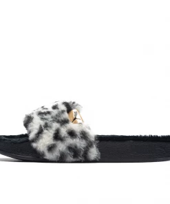 WMNS Puma Leadcat Fluff - Black/White Leopard