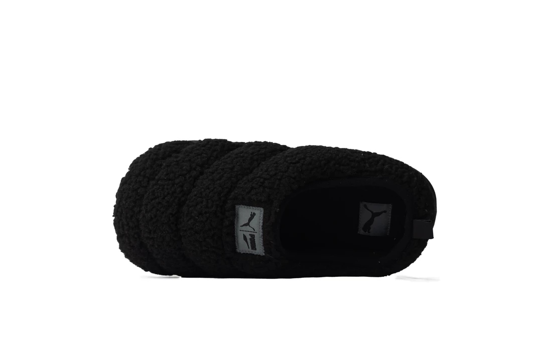 Puma Scuff Sherpa Slippers - Black 4 Puma Scuff Sherpa Slippers - Black
