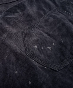 Purple Brand Low Rise Skinny Jean - 3 Needle Black Wash Repair