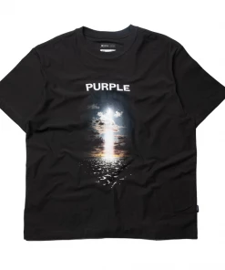 Latest Purple Brand Night Swim Tee - Black