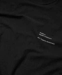 Purple Brand Wordmark Tee - Black Latest
