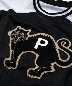 Latest Purple Brand Athletic Mesh L/S Jersey - Black/White