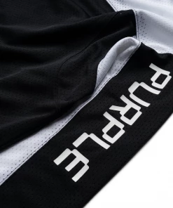 Latest Purple Brand Athletic Mesh L/S Jersey - Black/White
