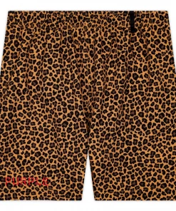 Purple Brand Leopard All-Around Short - Brown
