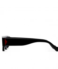 Retro Super Future X Marcelo Burlon Soberano Sunglasses - Black/Red