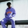 Rokit Lazer Pigment Dyed Hoodie - Blue