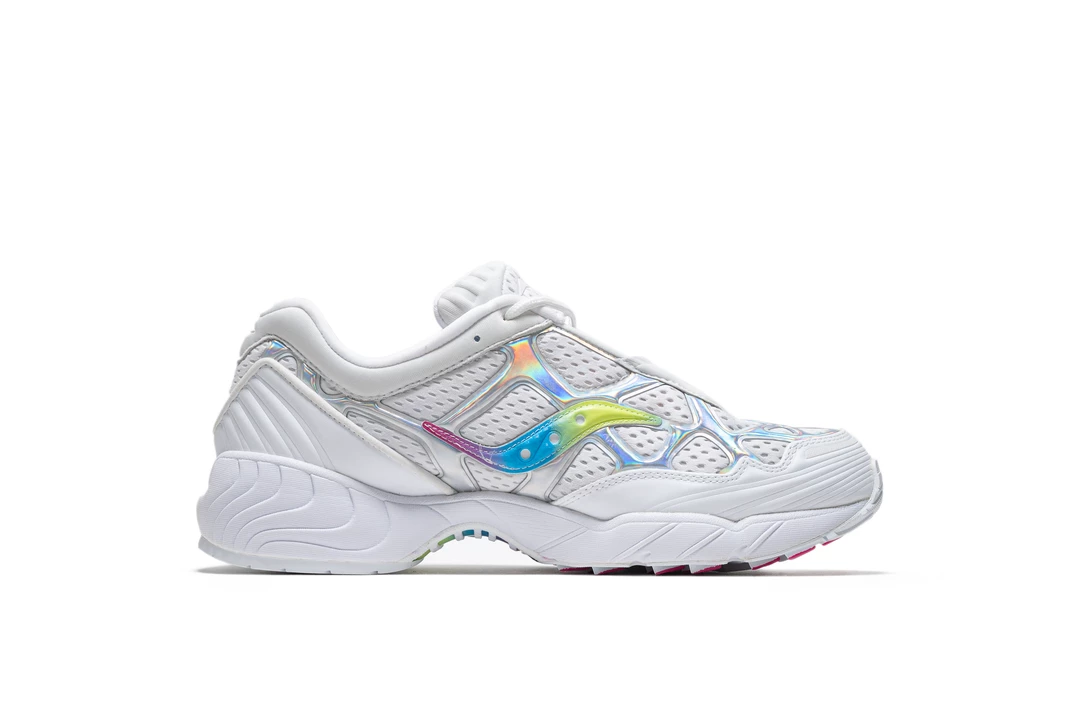 Saucony Grid Web - White/Iridescent 2 Saucony Grid Web - White/Iridescent