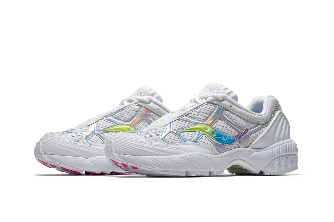 Saucony Grid Web - White/Iridescent 5 Saucony Grid Web - White/Iridescent