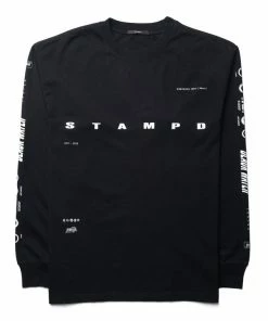 Latest Stampd Black Water L/S Tee - Black