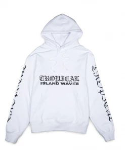 STAMPD Island Waves Hoodie - White