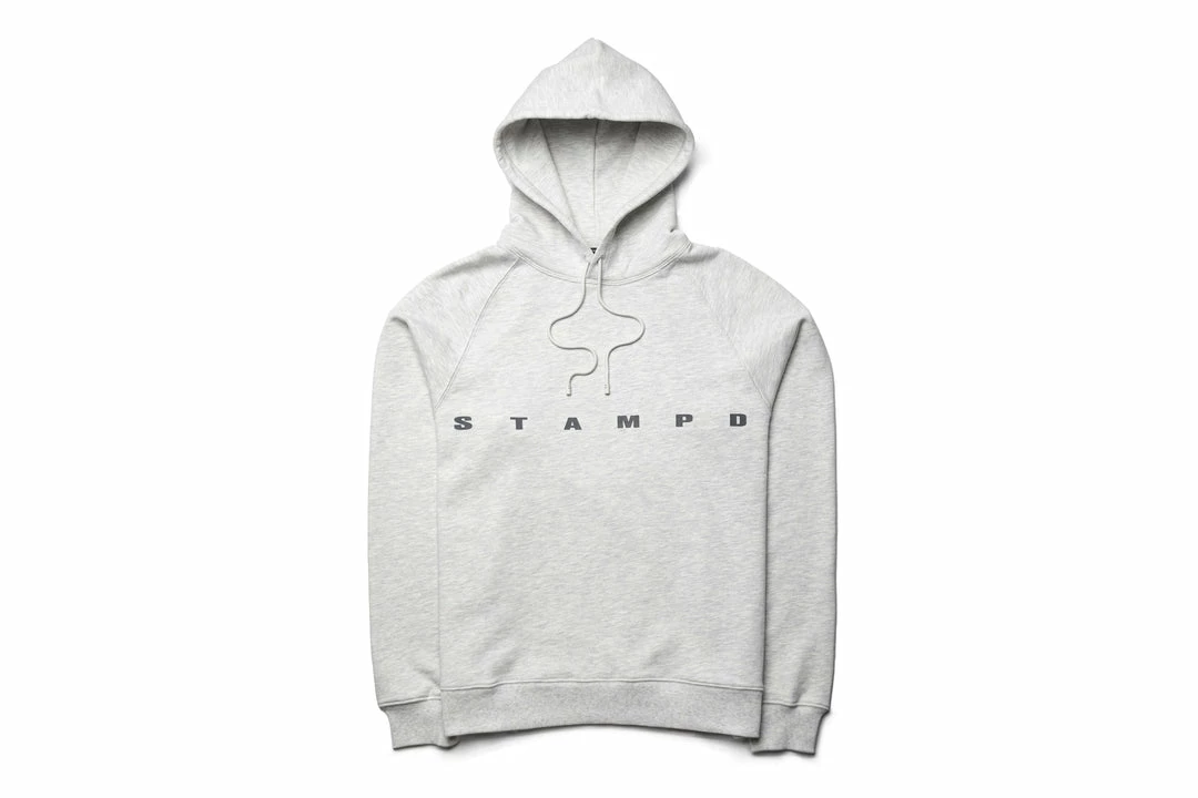 Latest Stampd Stike Logo Hoodie - Heather Grey 1 Latest Stampd Stike Logo Hoodie - Heather Grey