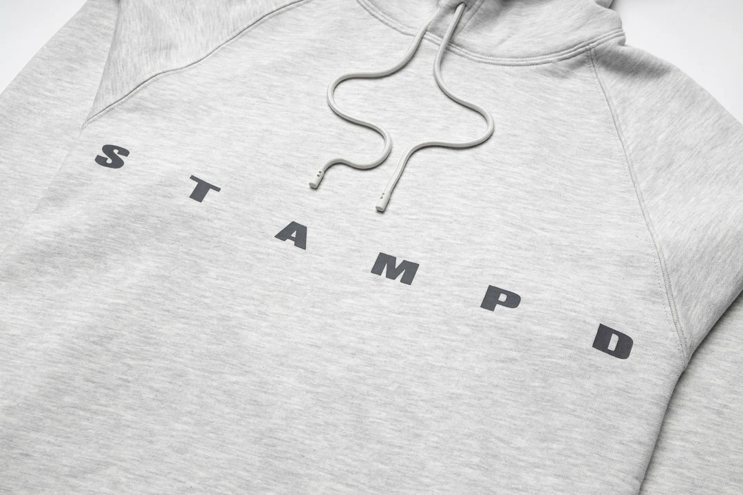 Latest Stampd Stike Logo Hoodie - Heather Grey 2 Latest Stampd Stike Logo Hoodie - Heather Grey