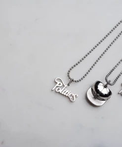 Sneaker Politics Politics X Sinful Jewels Script Chain - Brushed Silver Latest 5 Sneaker Politics Politics X Sinful Jewels Script Chain - Brushed Silver Latest
