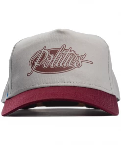 Sneaker Politics Latest Politics Bubble Snapback Hat - Maroon/Grey