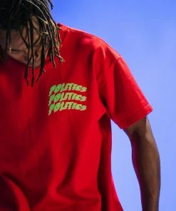 Sneaker Politics Politics Peace Tee - Red 12 Sneaker Politics Politics Peace Tee - Red