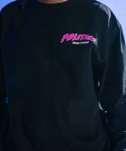 Sneaker Politics Politics Think Peace L/S Tee - Black Latest