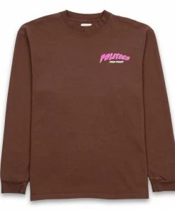 Sneaker Politics Politics Think Peace L/S Tee - Taupe Latest
