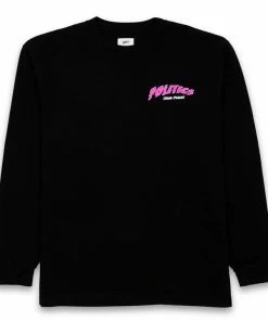 Sneaker Politics Politics Think Peace L/S Tee - Black Latest