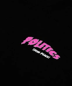 Sneaker Politics Politics Think Peace L/S Tee - Black Latest