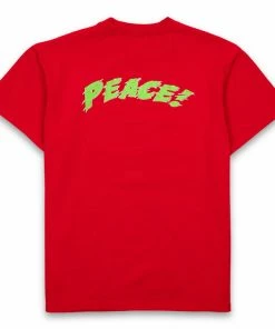 Sneaker Politics Politics Peace Tee - Red 9 Sneaker Politics Politics Peace Tee - Red