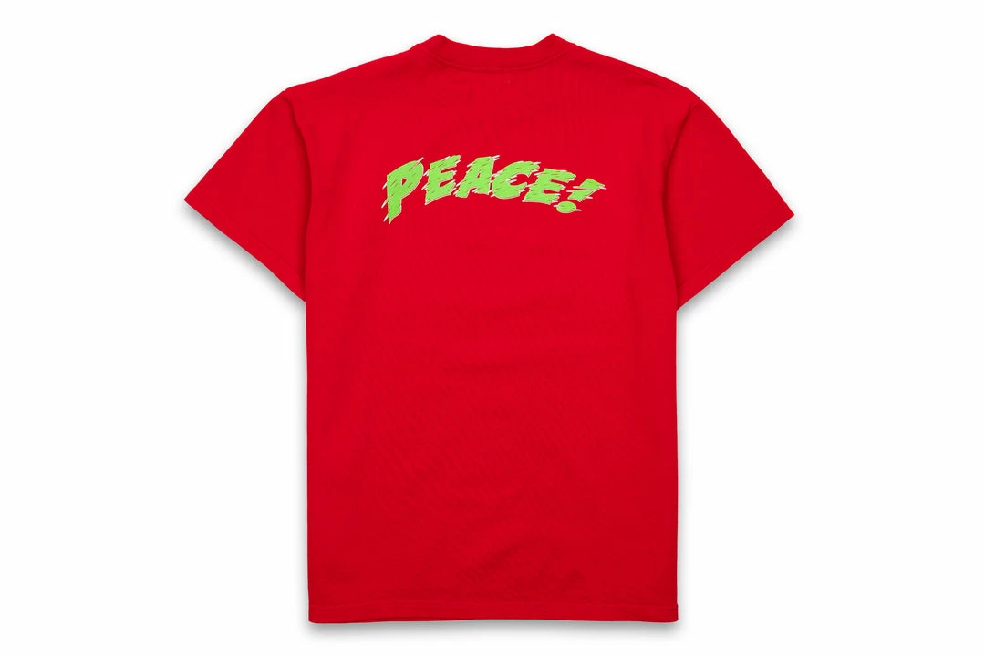 Sneaker Politics Politics Peace Tee - Red 3 Sneaker Politics Politics Peace Tee - Red