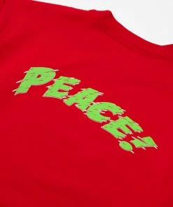 Sneaker Politics Politics Peace Tee - Red 10 Sneaker Politics Politics Peace Tee - Red