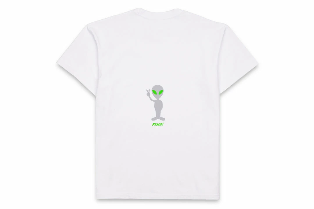 Sneaker Politics Politics Space Logo Tee - White 3 Sneaker Politics Politics Space Logo Tee - White