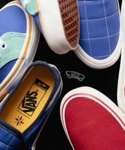 Vans Vault OG Classic Slip-On LX (Micro Daisy) - Racing Red