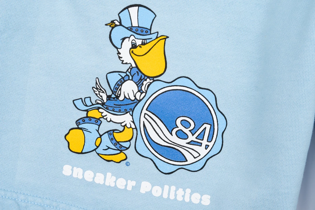 Sneaker Politics Politics World's Fair Sweat Shorts - Light Blue Latest 2 Sneaker Politics Politics World's Fair Sweat Shorts - Light Blue Latest