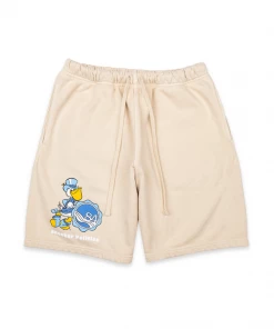 Sneaker Politics Politics World's Fair Sweat Shorts - Beige Latest
