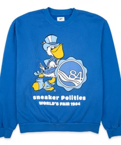 Sneaker Politics Politics World's Fair '84 Crewneck - Dark Blue Latest