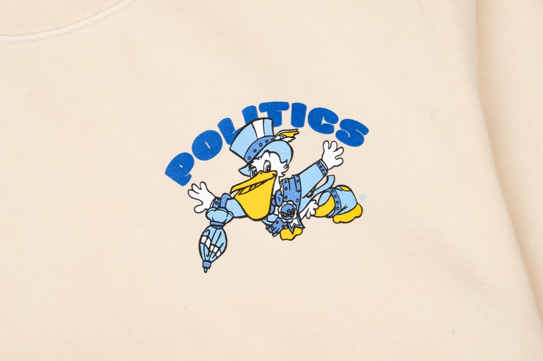 Sneaker Politics Politics World's Fair Seymore Crewneck - Beige Latest 2 Sneaker Politics Politics World's Fair Seymore Crewneck - Beige Latest