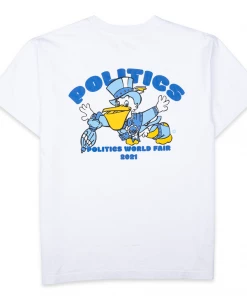 Sneaker Politics Politics World's Fair Script Tee - White