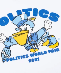 Sneaker Politics Politics World's Fair Script Tee - White