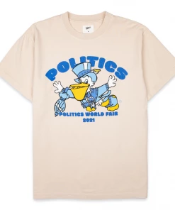 Sneaker Politics Politics World's Fair Seymore Tee - Beige Latest