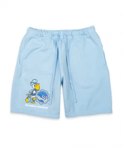 Sneaker Politics Politics World's Fair Sweat Shorts - Light Blue Latest