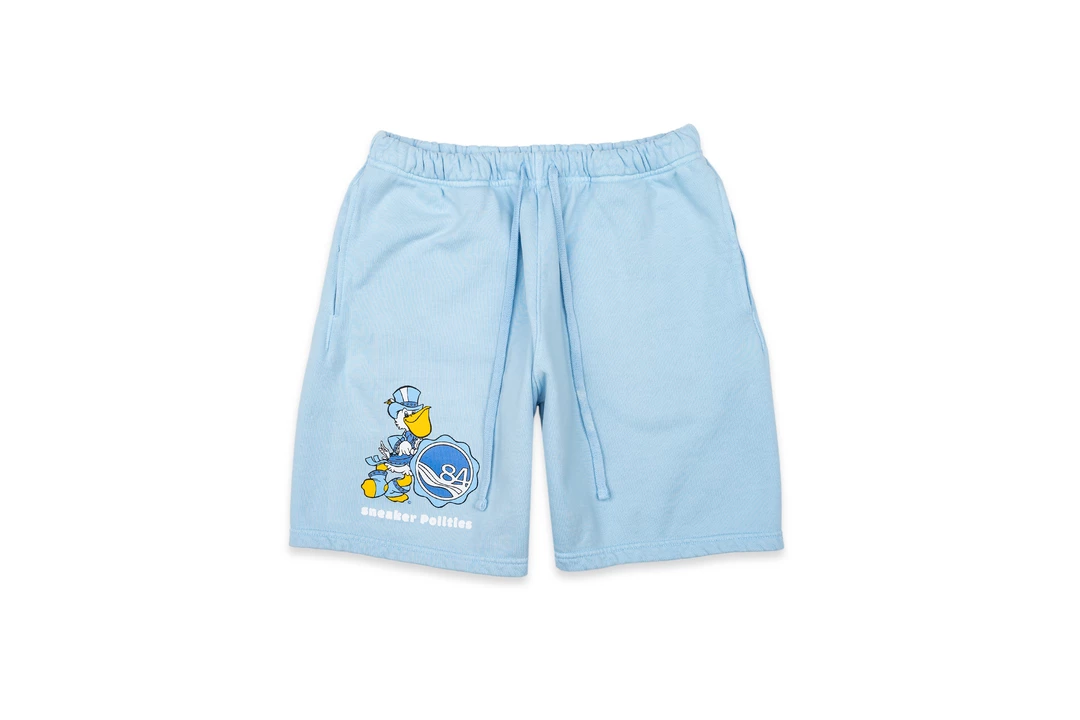 Sneaker Politics Politics World's Fair Sweat Shorts - Light Blue Latest 1 Sneaker Politics Politics World's Fair Sweat Shorts - Light Blue Latest