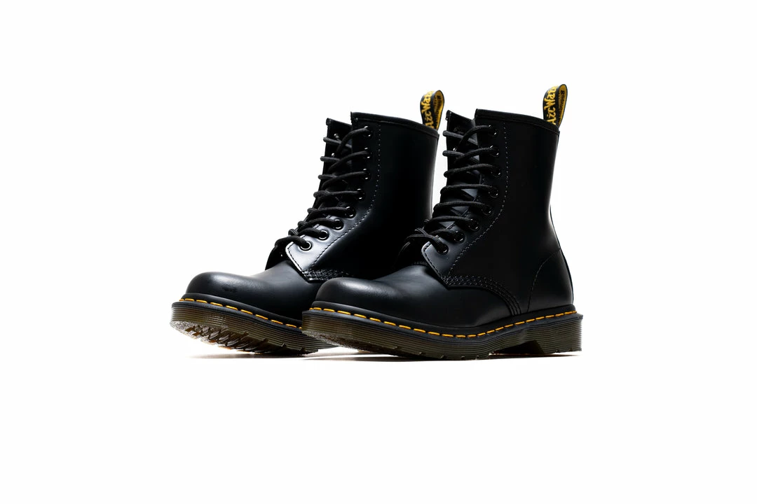 Latest WMNS Dr. Martens 1460 Smooth Leather Boot - Black 3 Latest WMNS Dr. Martens 1460 Smooth Leather Boot - Black