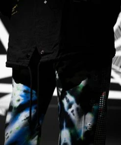 Apparel INDVLST 'Army Of One: Hand Printed' Parka - Black