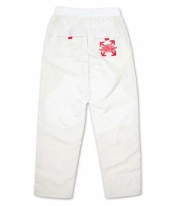 Jordan Brand Air Jordan X Off-White Woven Pants - Off-White/Red