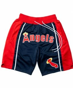 Latest Just Don Los Angeles Angels Shorts - Navy/Red