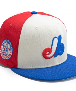 New Era 59FIFTY Icy Side Patch Montreal Expos Fitted Hat - Red/White/Blue Latest